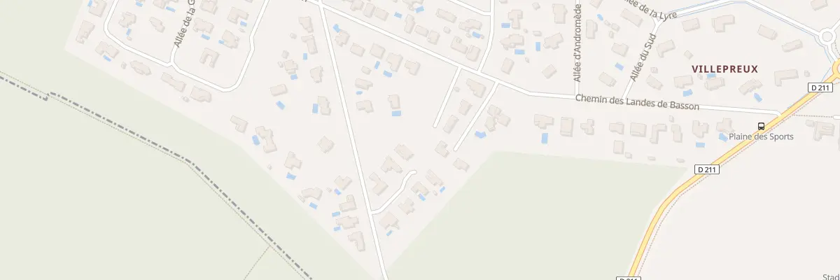 Plan du 7 All des Frênes à Saint-Aubin-de-Médoc
