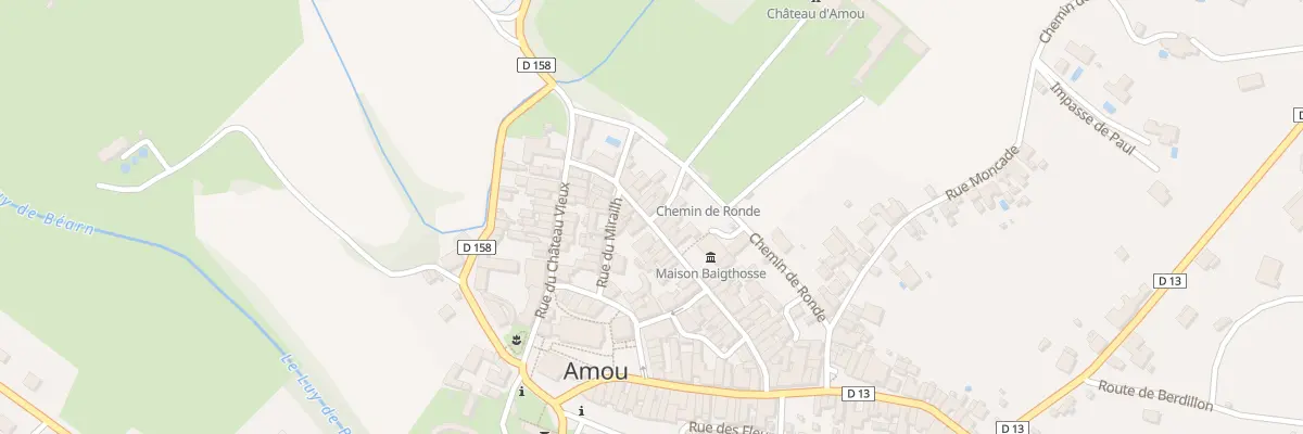 Plan du 176 Rue Panecau à Amou