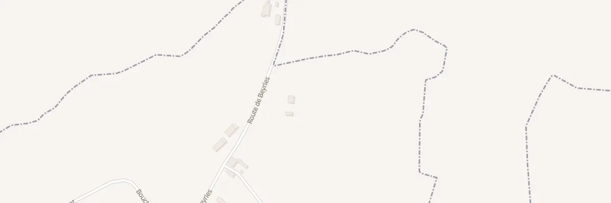 Plan du 121 Rte de Beyries à Saint-Aubin