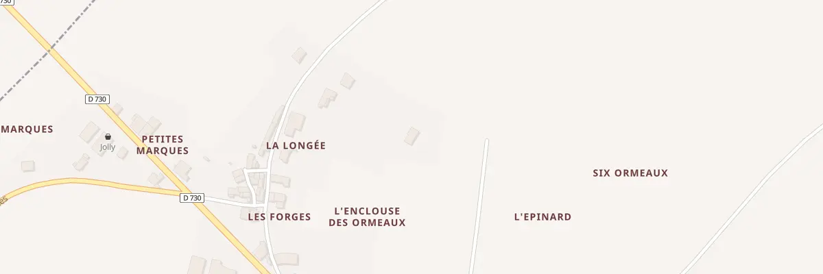 Plan du 11 Rue des Forges à Brie-sous-Mortagne
