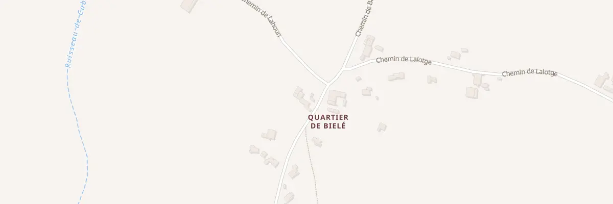 Plan du 1061 Che de Barou à Bonnut