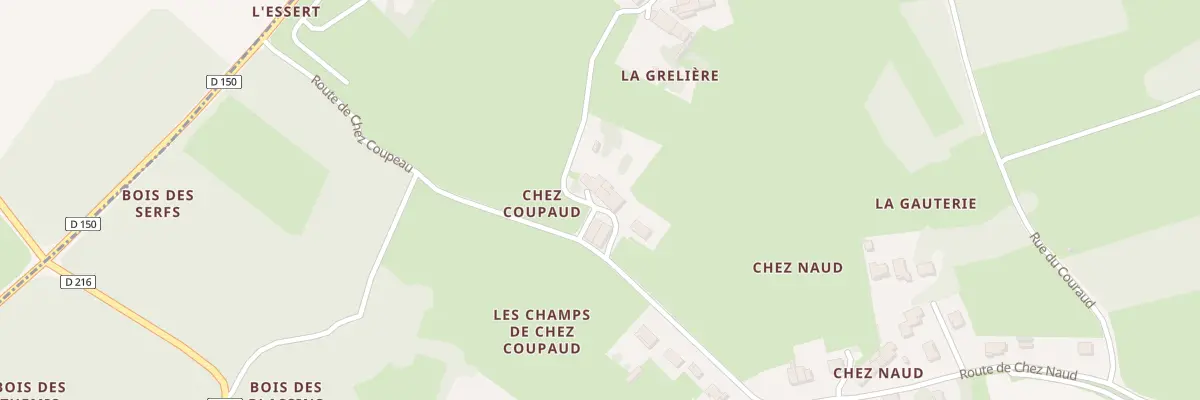 Plan du 46B Rte de Chez Coupeau à Varzay