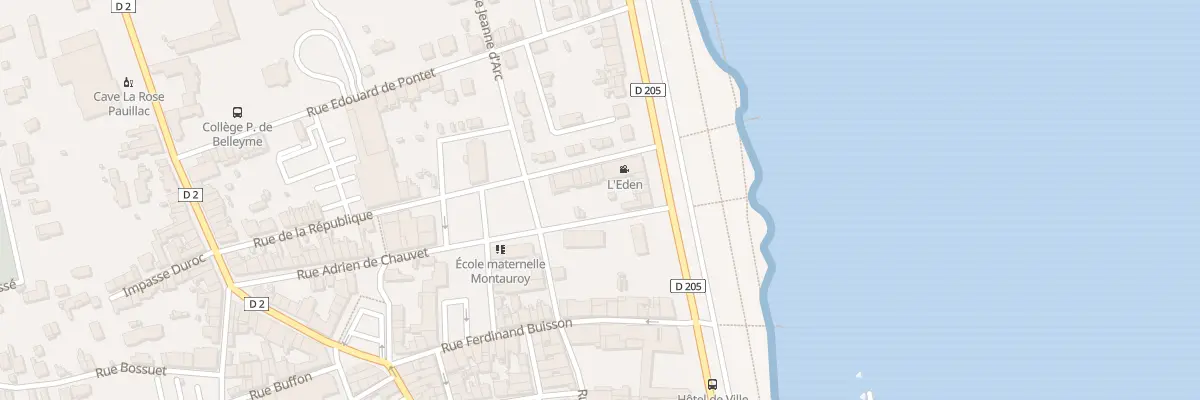 Plan du 6 Rue de la République à Pauillac