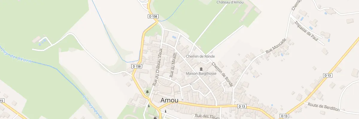 Plan du 187 Rue Panecau à Amou