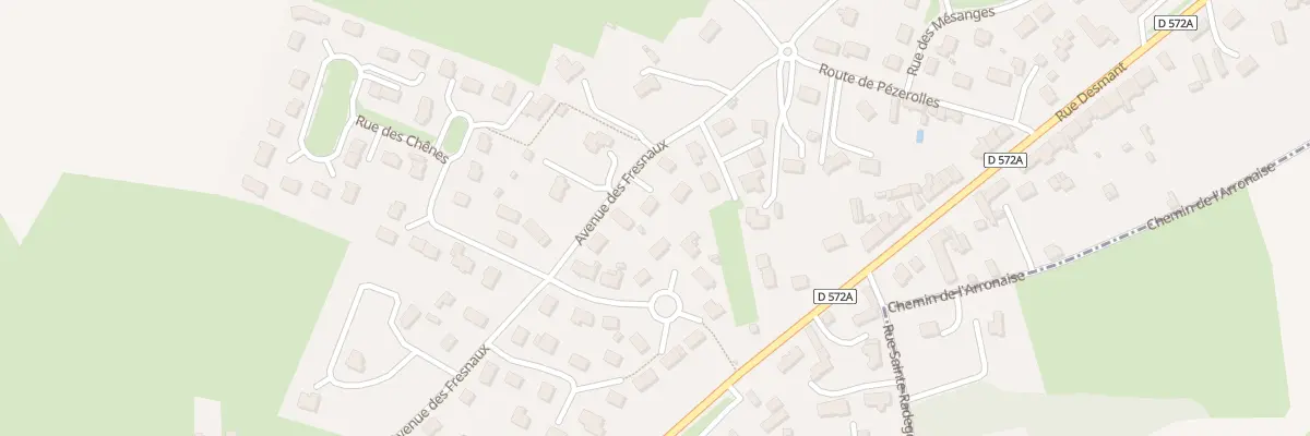 Plan du 384 Av des Fresnaux à Subles