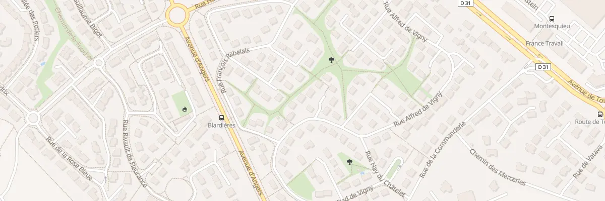 Plan du 122G Rue Alfred de Vigny à Laval