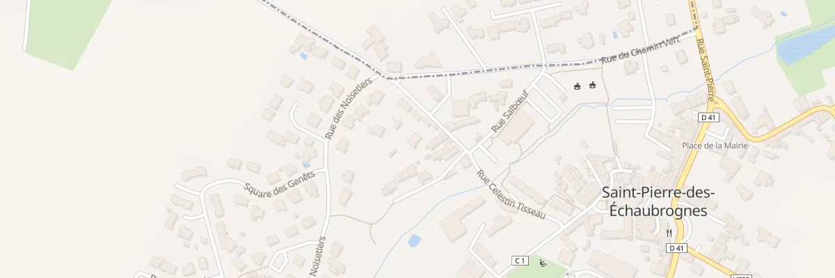Plan du 7 Rue des Forts à Saint-Pierre-des-Échaubrognes
