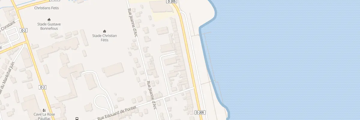 Plan du 8B Quai Jean Fleuret à Pauillac