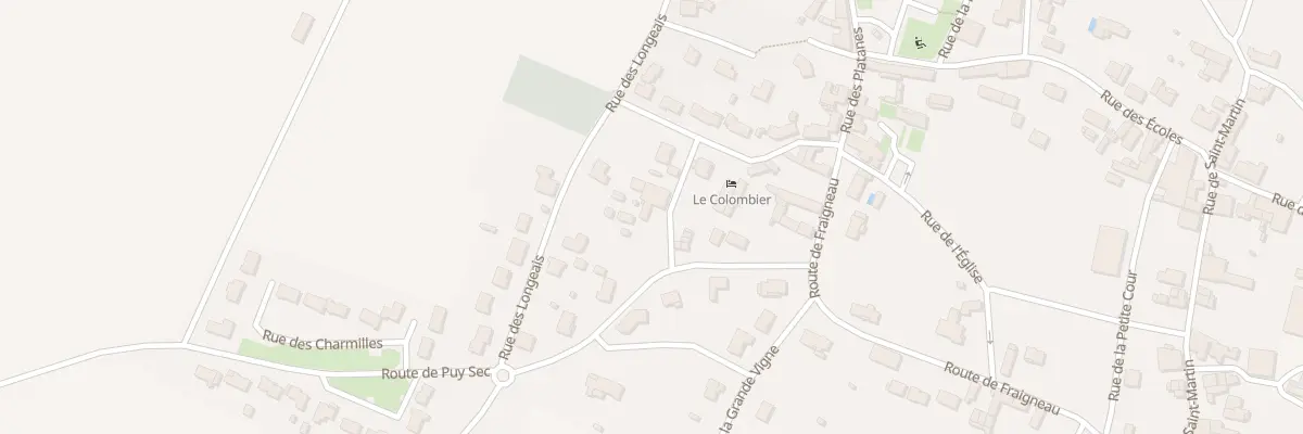 Plan du 14 Rue du colombier à Saint-Martin-de-Fraigneau