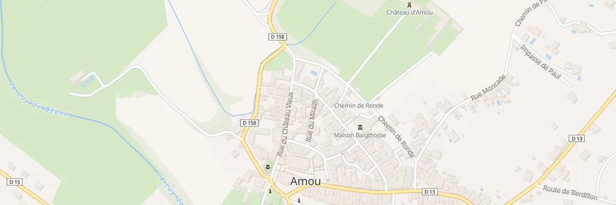 Plan du 5002F Rue Panecau à Amou