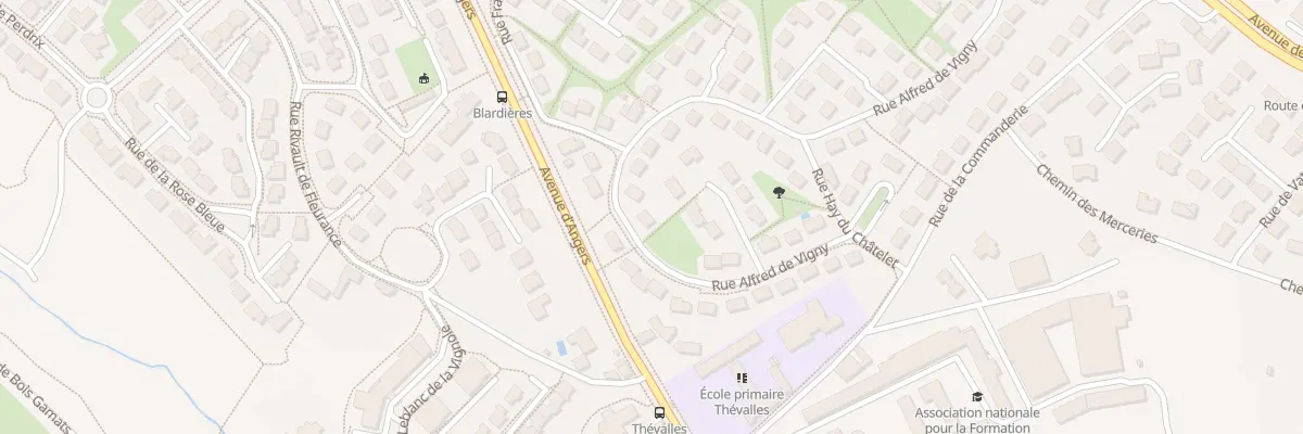 Plan du 149 Rue Alfred de Vigny à Laval