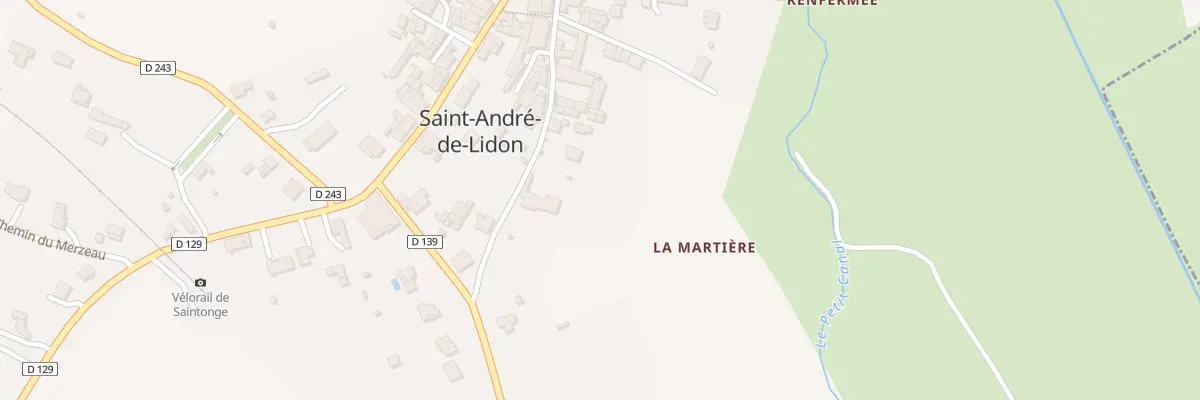 Plan du 7 Imp de la Martière à Saint-André-de-Lidon