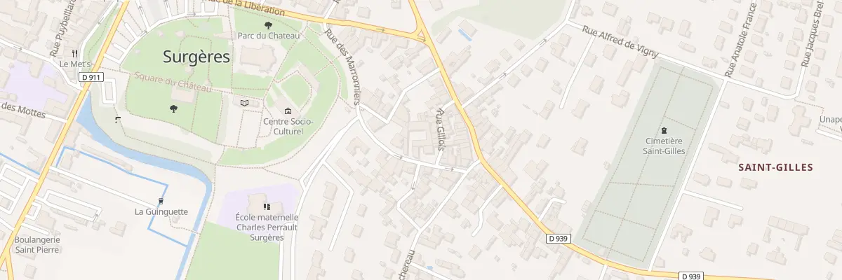Plan du 16 Rue des Marronniers à Surgères