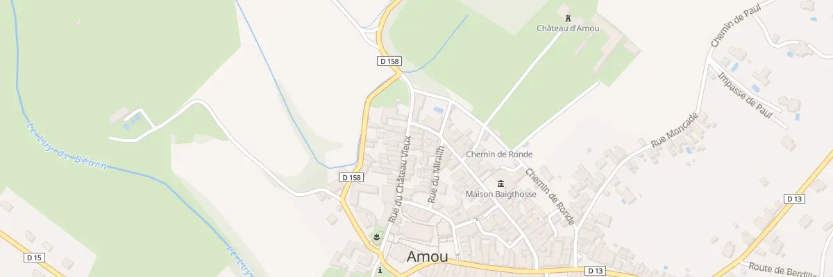 Plan du 245 Rue Panecau à Amou