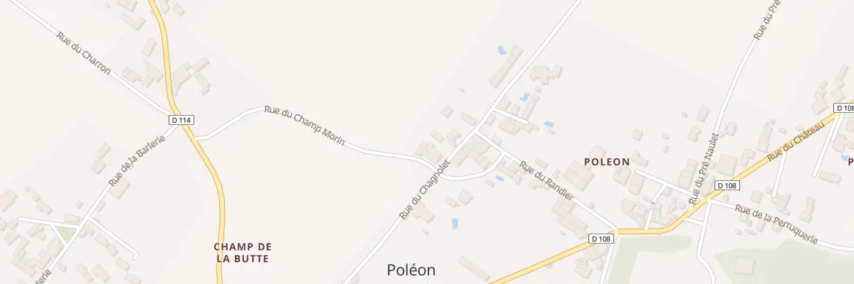 Plan du 114 Rue du Champ Morin à Saint-Georges-du-Bois
