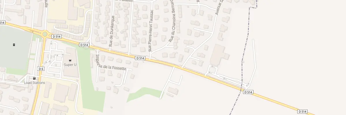 Plan du 4 Rue du Chanoine Bernard à Port-en-Bessin-Huppain