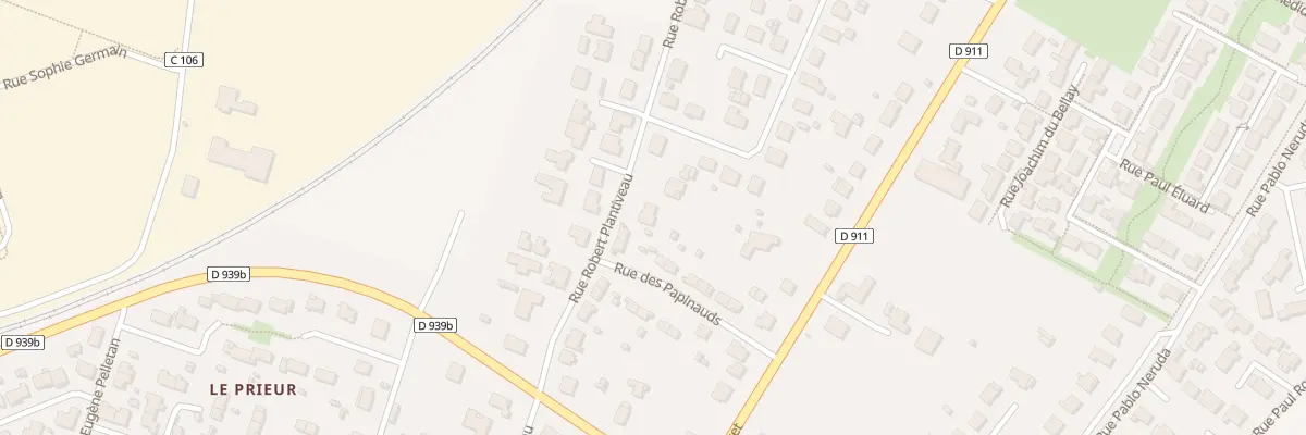 Plan du 29 Rue Robert Plantiveau à Surgères