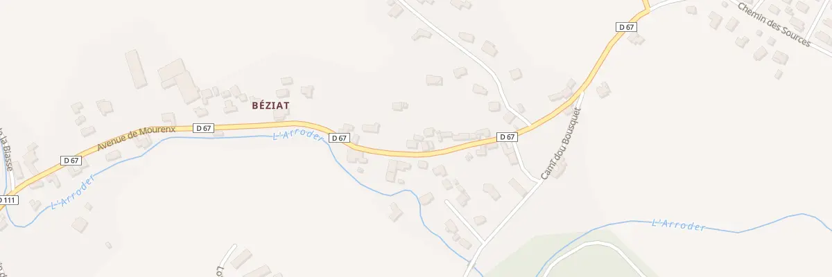 Plan du 41 Av de Mourenx à Navarrenx