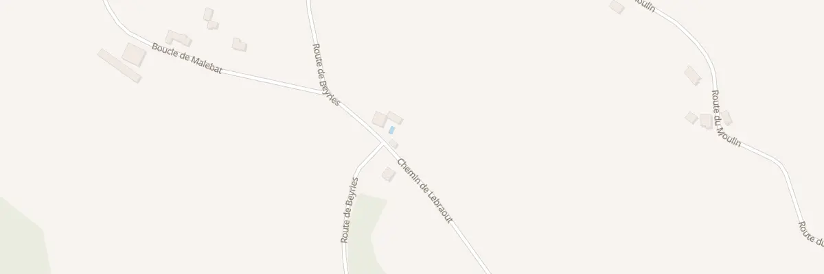 Plan du 925 Rte de Beyries à Saint-Aubin