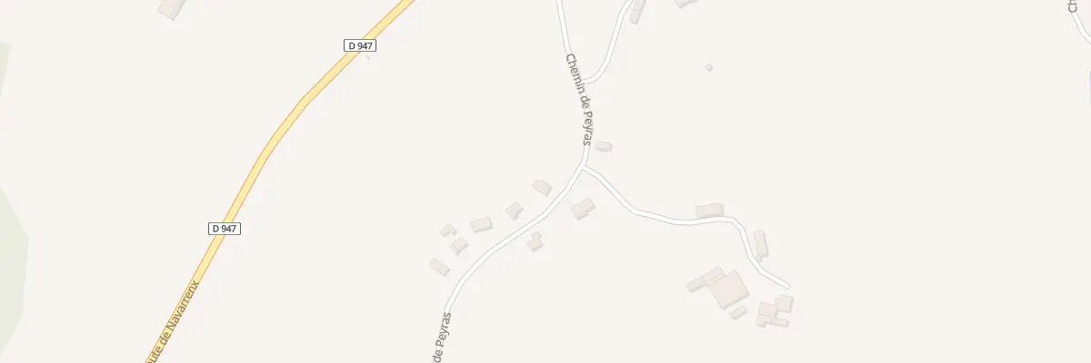 Plan du 370 Che de Peyras à Loubieng