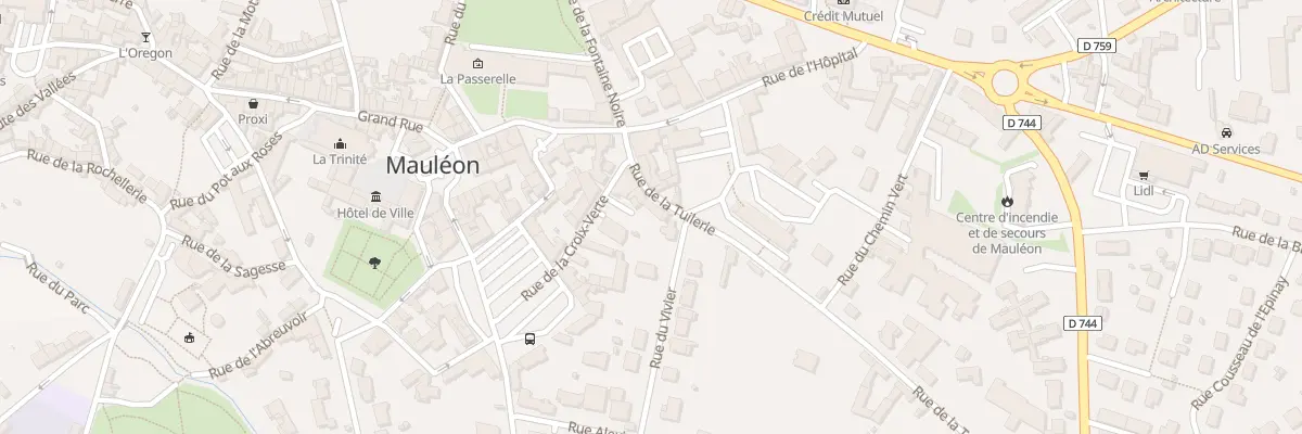 Plan du 4 Rue de la Tuilerie à Mauléon