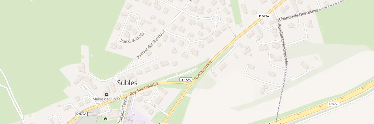 Plan du 5 Sq des Roses à Subles