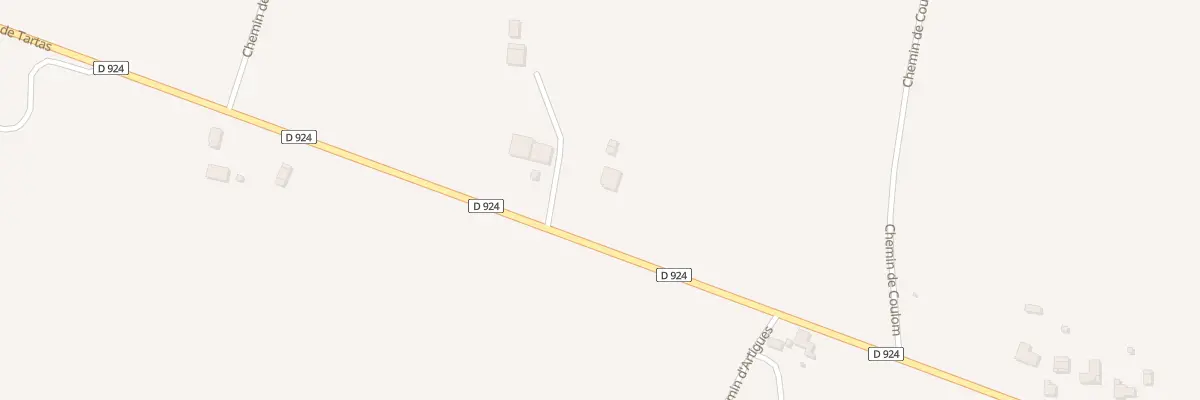 Plan du 2892 Rte de Tartas à Souprosse