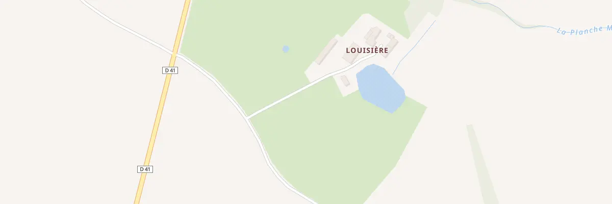 Plan du 1 Louisiere à Saint-Pierre-des-Échaubrognes