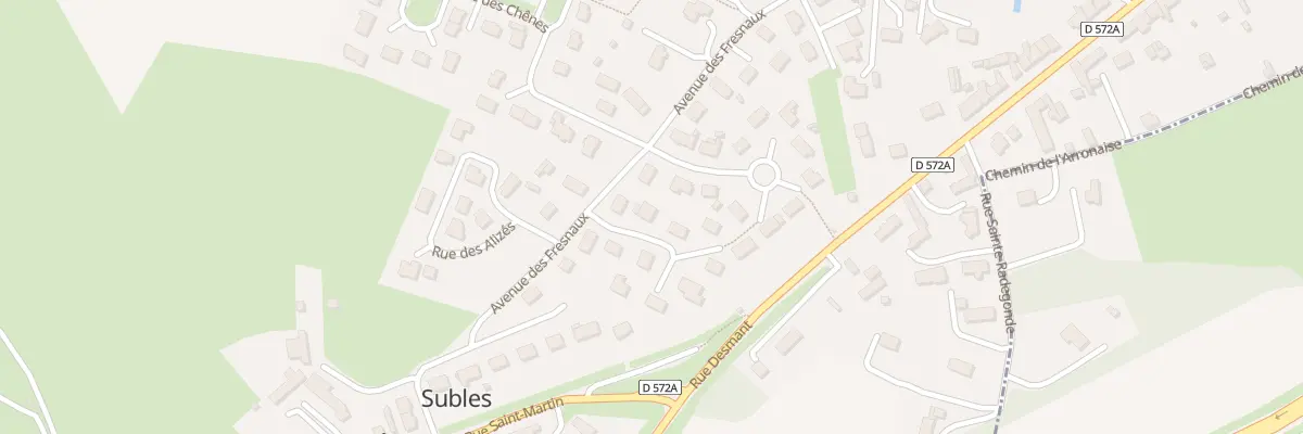 Plan du 11 Sq des Roses à Subles