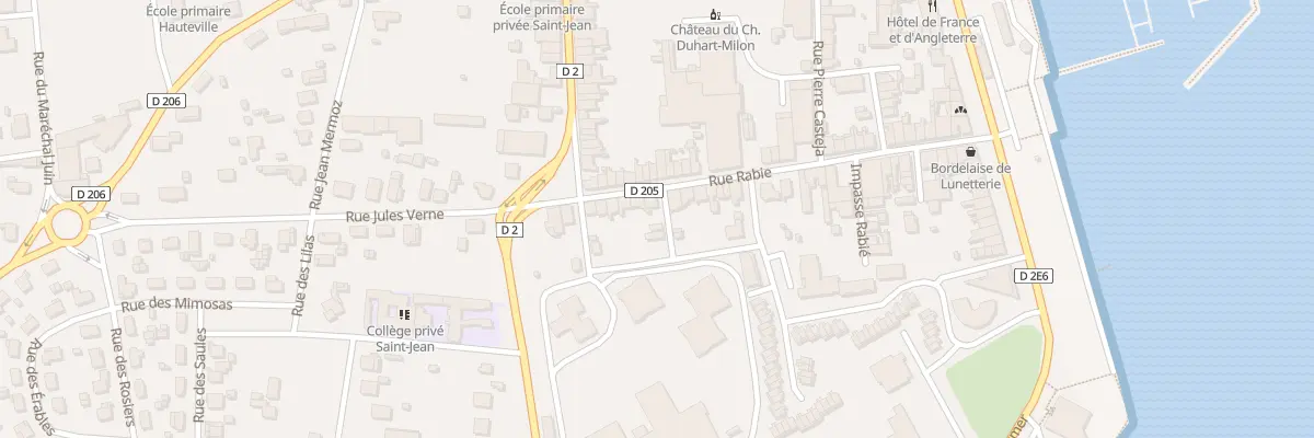 Plan du 40 Rue Rabié à Pauillac