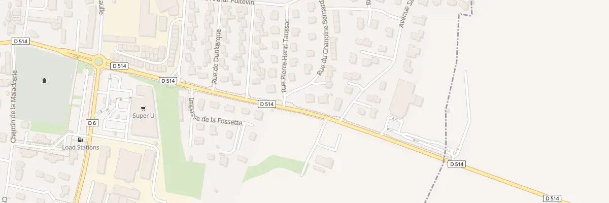 Plan du 2 Rue du Chanoine Bernard à Port-en-Bessin-Huppain