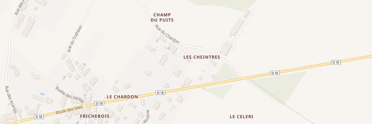 Plan du 4 Che du Chardonneret à Geay