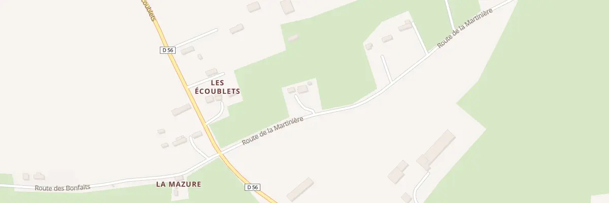 Plan du 9 Rte de la Martiniere-Montchamp à Valdallière