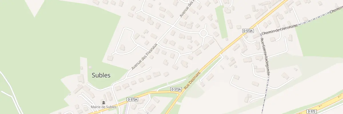 Plan du 3 Sq des Roses à Subles