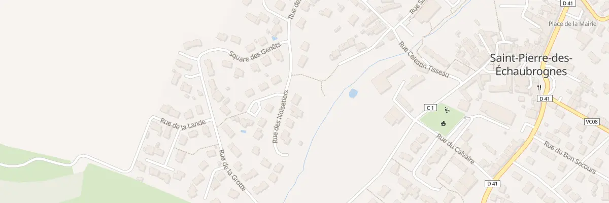 Plan du 17 Rue des Noisetiers à Saint-Pierre-des-Échaubrognes