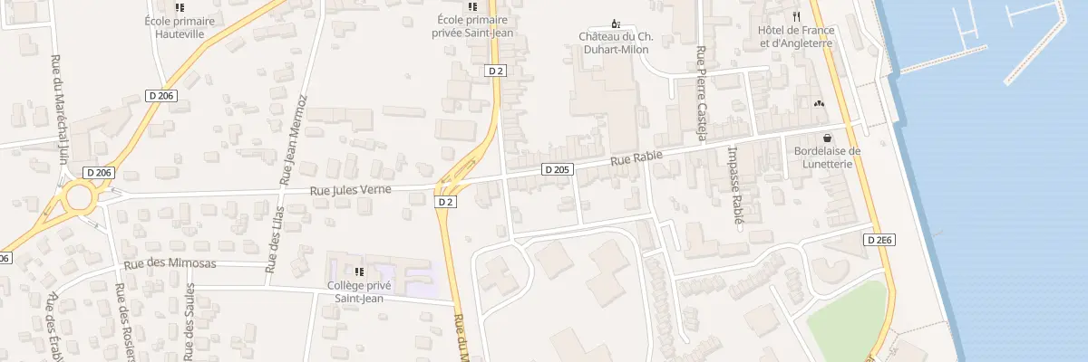 Plan du 44 Rue Rabié à Pauillac