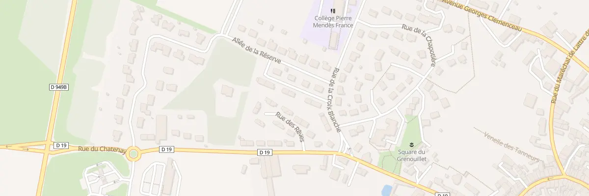 Plan du 6 Rue du grenouillet à La Châtaigneraie
