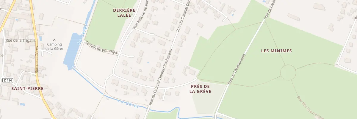 Plan du 28 Rue Denfert Rochereau à Surgères