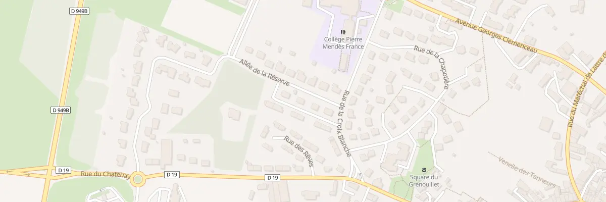 Plan du 5 Rue du grenouillet à La Châtaigneraie