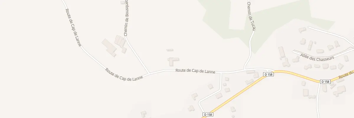 Plan du 292 Che de Cap de Lanne à Gaujacq