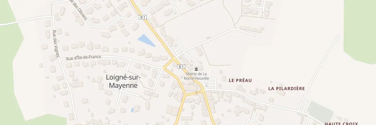 Plan du 6 Rue de Normandie à La Roche-Neuville