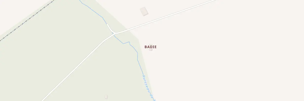 Plan du 3381 Rte de Sabres à Luglon