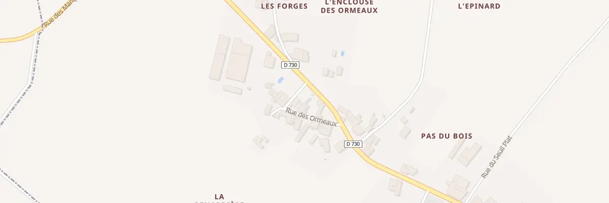 Plan du 3 Rue des Ormeaux à Brie-sous-Mortagne