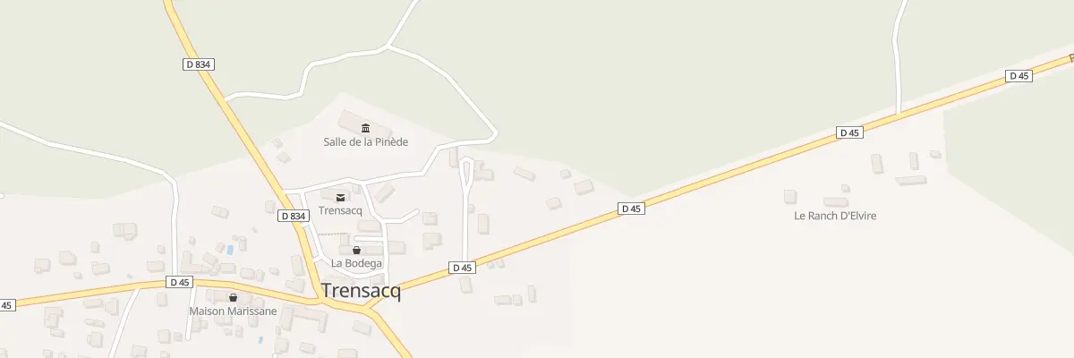 Plan du 177 Rte de Sore à Trensacq