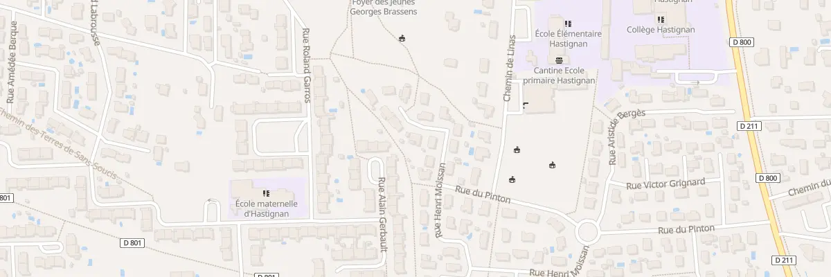 Plan du 64 Rue Henri Moissant à Saint-Médard-en-Jalles