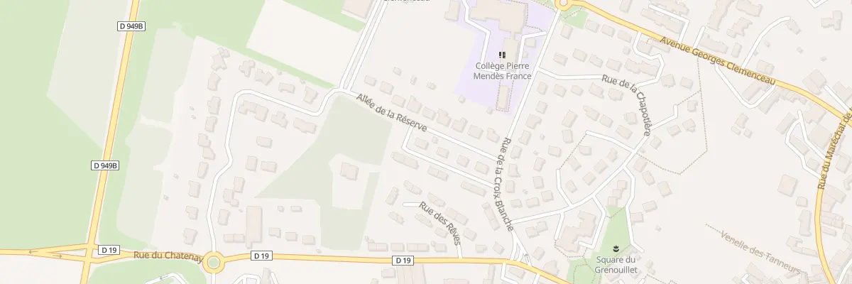 Plan du 7 Rue du grenouillet à La Châtaigneraie