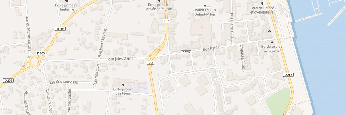Plan du 50 Rue Rabié à Pauillac