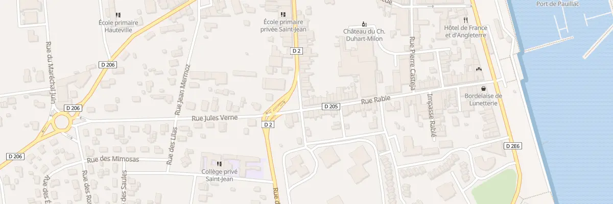 Plan du 57 Rue Rabié à Pauillac
