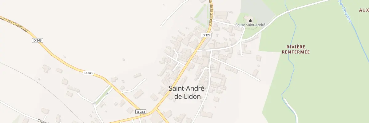 Plan du 10 Rue de l’Ancienne Gare à Saint-André-de-Lidon