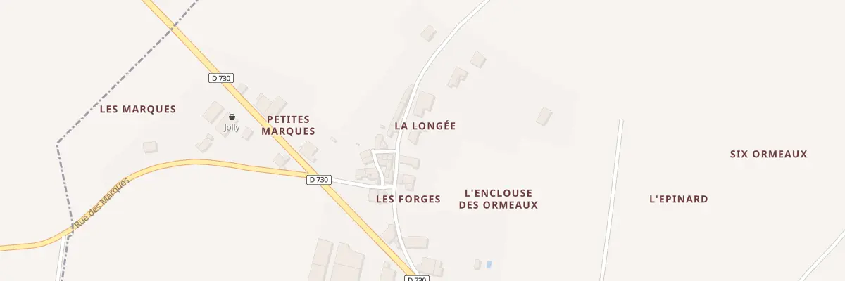 Plan du 7 Rue des Forges à Brie-sous-Mortagne